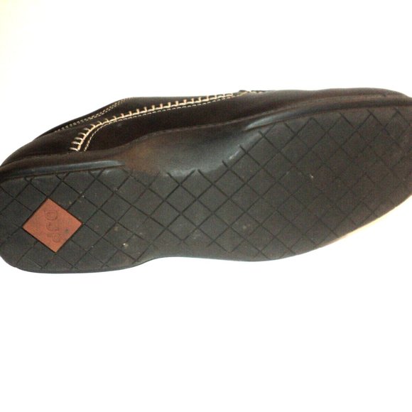 Donald J Pliner Men\'s Size 10 Ernie Black Leather Zip Up Driving Loafers Shoes main image 7